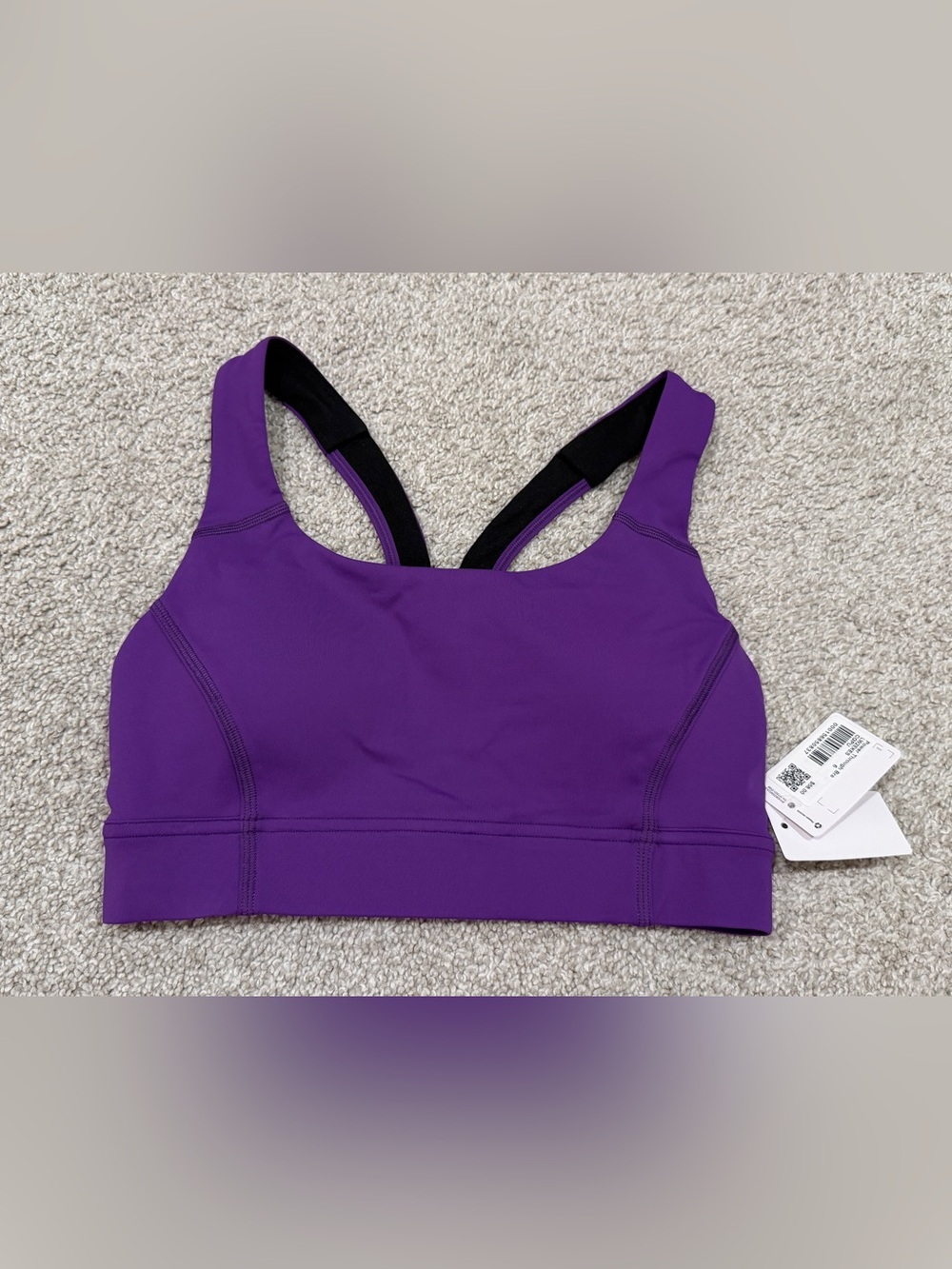 Lululemon Power Through Bra - College Purple